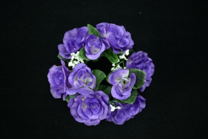 Purple Candle Ring For Pillar Candle (Lot of 1) SALE ITEM